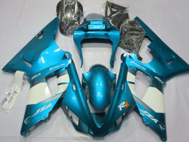 00-01 Azul Claro & Blanco R1 Carenado