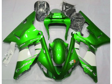 00-01 Verde Eléctrico & Blanco R1 Carenado