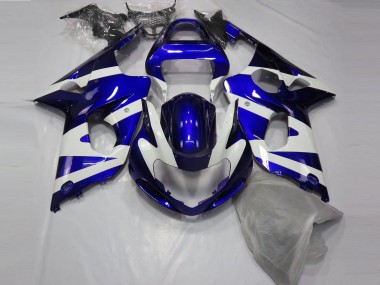 00-02 Azul Brillante & Blanco GSXR 1000 Carenado