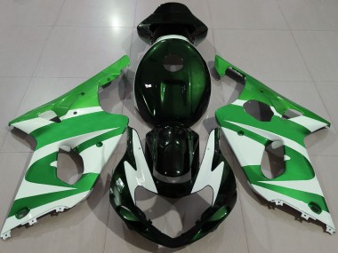 00-02 De Color Verde Oscuro GSXR 1000 Carenado