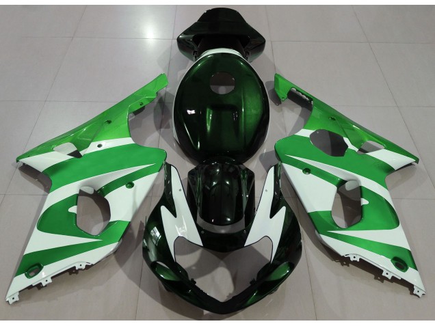 00-02 De Color Verde Oscuro GSXR 1000 Carenado 00-02 De Color Verde Oscuro GSXR 1000 Carenado