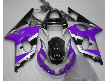 00-02 Estilo Morado Plateado OEM GSXR 1000 Carenado
