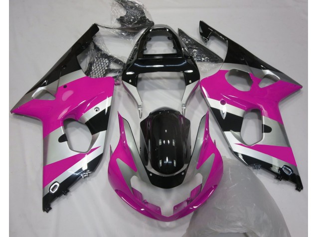00-02 Estilo Rosa Plateado OEM GSXR 1000 Carenado 00-02 Estilo Rosa Plateado OEM GSXR 1000 Carenado