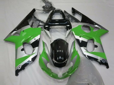 00-02 Estilo Verde Plateado OEM GSXR 1000 Carenado