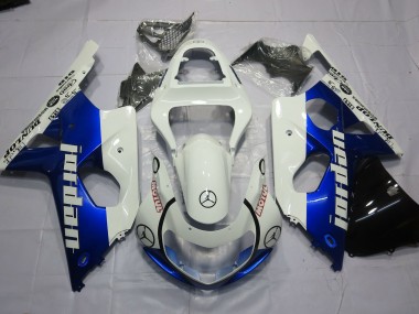 00-02 Jordan Azul & Blanco GSXR 1000 Carenado
