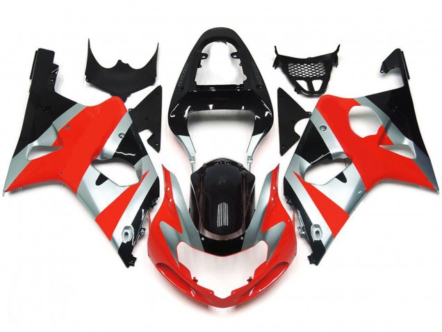00-02 Kit Estilo Rojo Brillante OEM GSXR 1000 Carenado 00-02 Kit Estilo Rojo Brillante OEM GSXR 1000 Carenado
