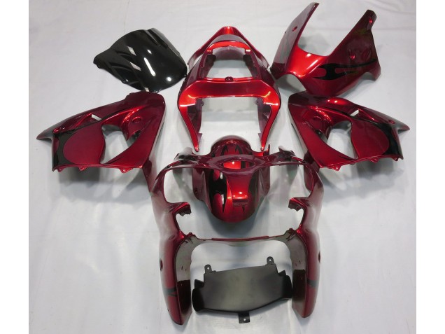 00-02 Rojo Metálico ZX6R Carenado 00-02 Rojo Metálico ZX6R Carenado