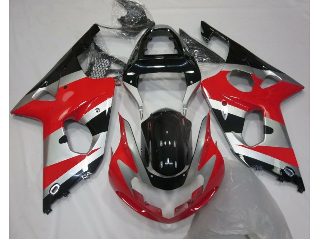 00-02 Rojo Plata Estilo OEM GSXR 1000 Carenado 00-02 Rojo Plata Estilo OEM GSXR 1000 Carenado