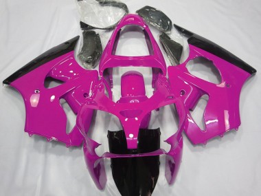 00-02 Rosa Brillante & Negro ZX6R Carenado