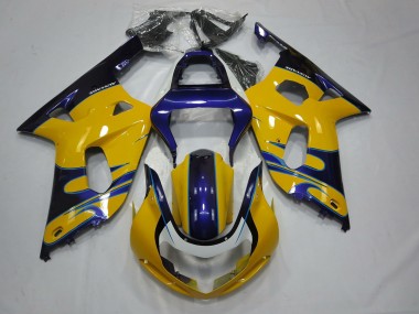 01-03 Amarillo Azul GSXR 600-750 Carenado
