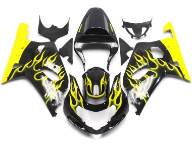01-03 Amarillo Vibrante Llama GSXR 600-750 Carenado