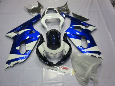 01-03 Azul & Blanco GSXR 600-750 Carenado