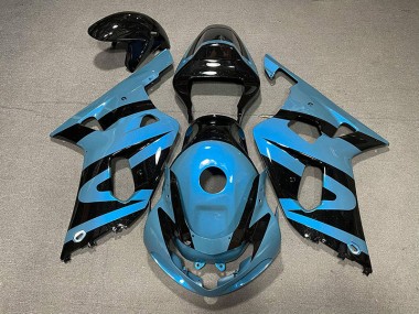 01-03 Azul Claro Perla & Negro GSXR 600-750 Carenado