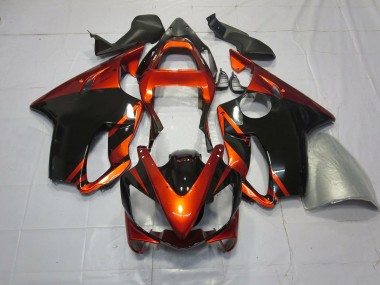 01-03 Naranja Intenso & Negro CBR600 F4i Carenado