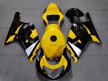 01-03 Negro & Amarillo GSXR 600-750 Carenado