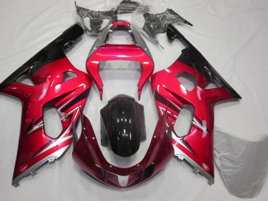 01-03 Rojo & Plata GSXR 600-750 Carenado