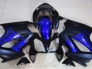 02-12 Negro Mate & Azul VFR800 Carenado