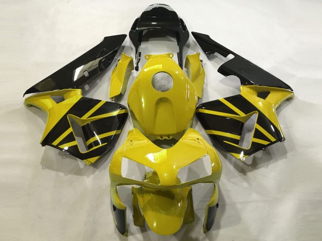 03-04 Amarillo Mostaza & Negro Brillante CBR600RR Carenado