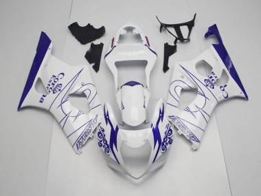 03-04 Azul & Blanco Corona GSXR 1000 Carenado
