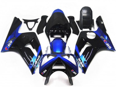 03-04 Azul & Negro Brillante Elf ZX6R Carenado