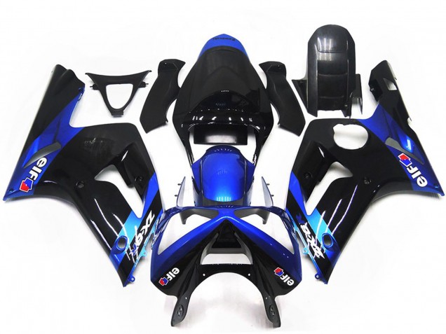 03-04 Azul & Negro Brillante Elf ZX6R Carenado 03-04 Azul & Negro Brillante Elf ZX6R Carenado