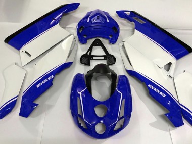 03-04 Blanco Azul & Negro Ducati 749 999 Carenado