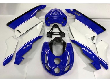 03-04 Blanco Azul & Negro Ducati 749 999 Carenado