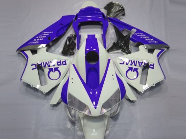 03-04 Blanco Brillante & Azul Pramac CBR600RR Carenado