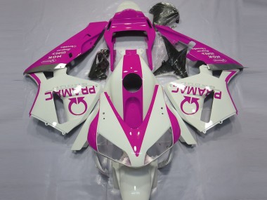 03-04 Blanco Brillante & Rosa Pramac CBR600RR Carenado