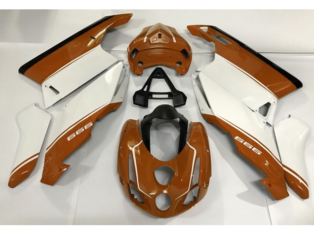 03-04 Blanco Naranja & Negro Ducati 749 999 Carenado 03-04 Blanco Naranja & Negro Ducati 749 999 Carenado
