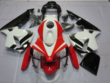 03-04 Blanco Rojo & Negro OEM CBR600RR Carenado