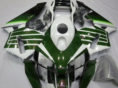 03-04 Desvanecimiento Blanco Brillante & Verde CBR600RR Carenado