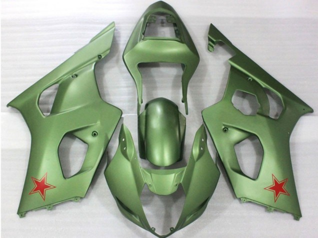 03-04 Ejercito Verde GSXR 1000 Carenado 03-04 Ejercito Verde GSXR 1000 Carenado