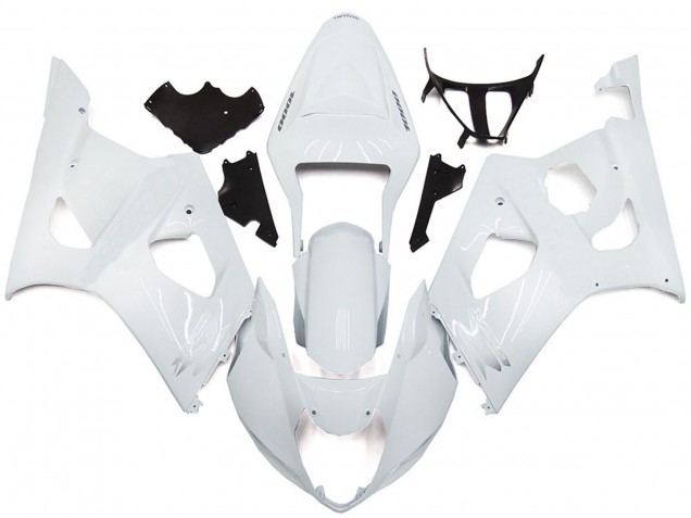 03-04 Estilo Blanco Liso Brillante GSXR 1000 Carenado 03-04 Estilo Blanco Liso Brillante GSXR 1000 Carenado