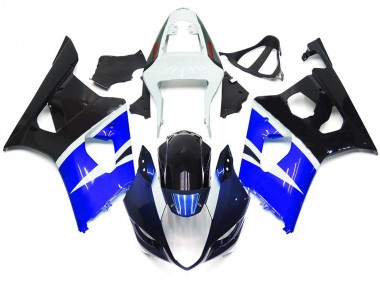 03-04 Estilo Personalizado Azul & Negro Brillante GSXR 1000 Carenado