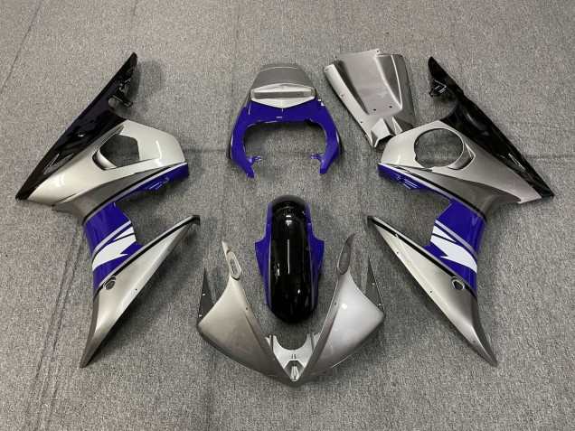 03-04 Estilo Plateado & Morado R6 Carenado 03-04 Estilo Plateado & Morado R6 Carenado
