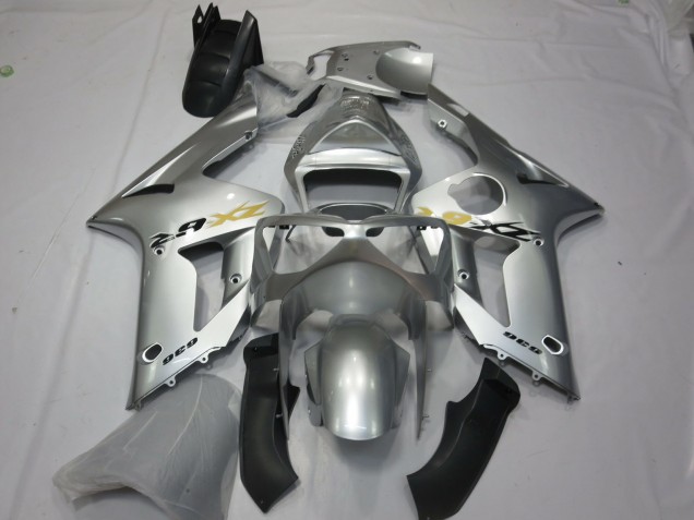 03-04 Estilo Plateado OEM ZX6R Carenado 03-04 Estilo Plateado OEM ZX6R Carenado