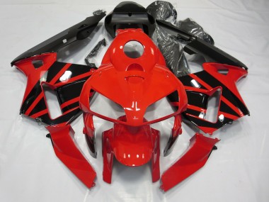 03-04 Estilo Rojo & Negro OEM CBR600RR Carenado