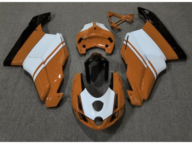 03-04 Naranja Brillante & Blanco Ducati 749 999 Carenado