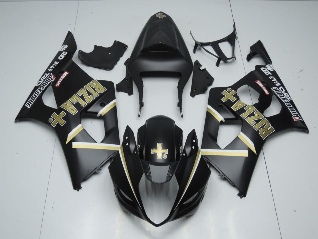 03-04 Negro Mate Rizla GSXR 1000 Carenado 03-04 Negro Mate Rizla GSXR 1000 Carenado