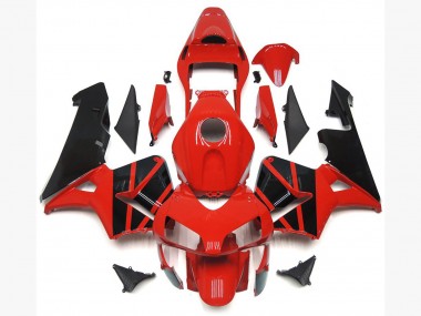03-04 OEM Estilo Rojo Negro CBR600RR Carenado