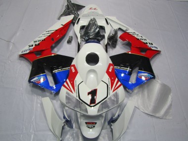 03-04 Rojo Blanco Negro & Azul CBR600RR Carenado
