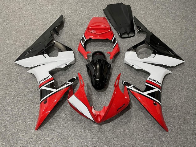 03-04 Rojo Blanco & Negro R6 Carenado 03-04 Rojo Blanco & Negro R6 Carenado