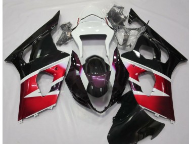 03-04 Rojo Brillante & Blanco GSXR 1000 Carenado