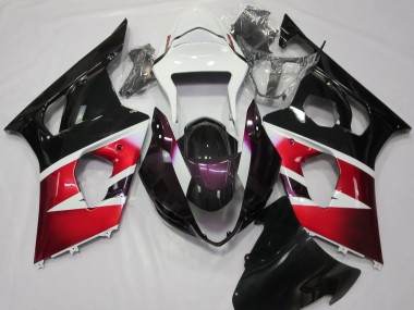 03-04 Rojo Brillante & Blanco GSXR 1000 Carenado