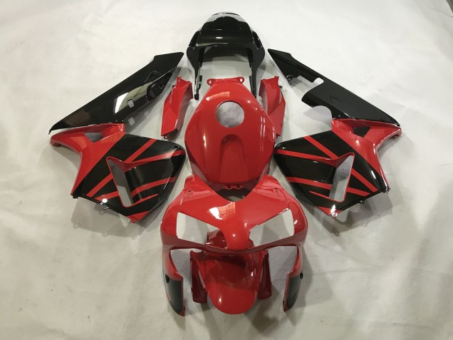 03-04 Rojo Brillante / Negro CBR600RR Carenado 03-04 Rojo Brillante / Negro CBR600RR Carenado