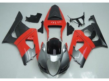 03-04 Rojo Plata & Negro GSXR 1000 Carenado