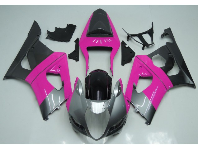03-04 Rosa Plata & Negro GSXR 1000 Carenado 03-04 Rosa Plata & Negro GSXR 1000 Carenado