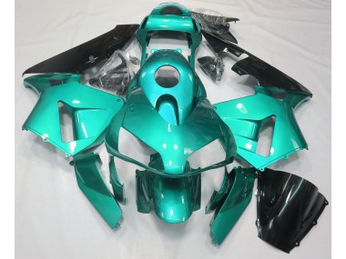 03-04 Verde Azulado Liso CBR600RR Carenado