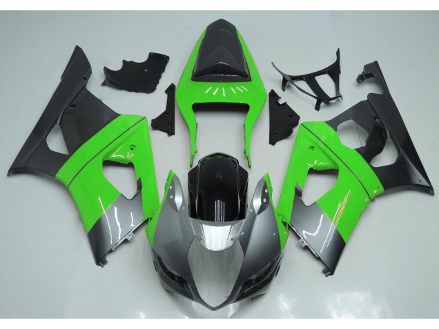 03-04 Verde Plata & Negro GSXR 1000 Carenado 03-04 Verde Plata & Negro GSXR 1000 Carenado